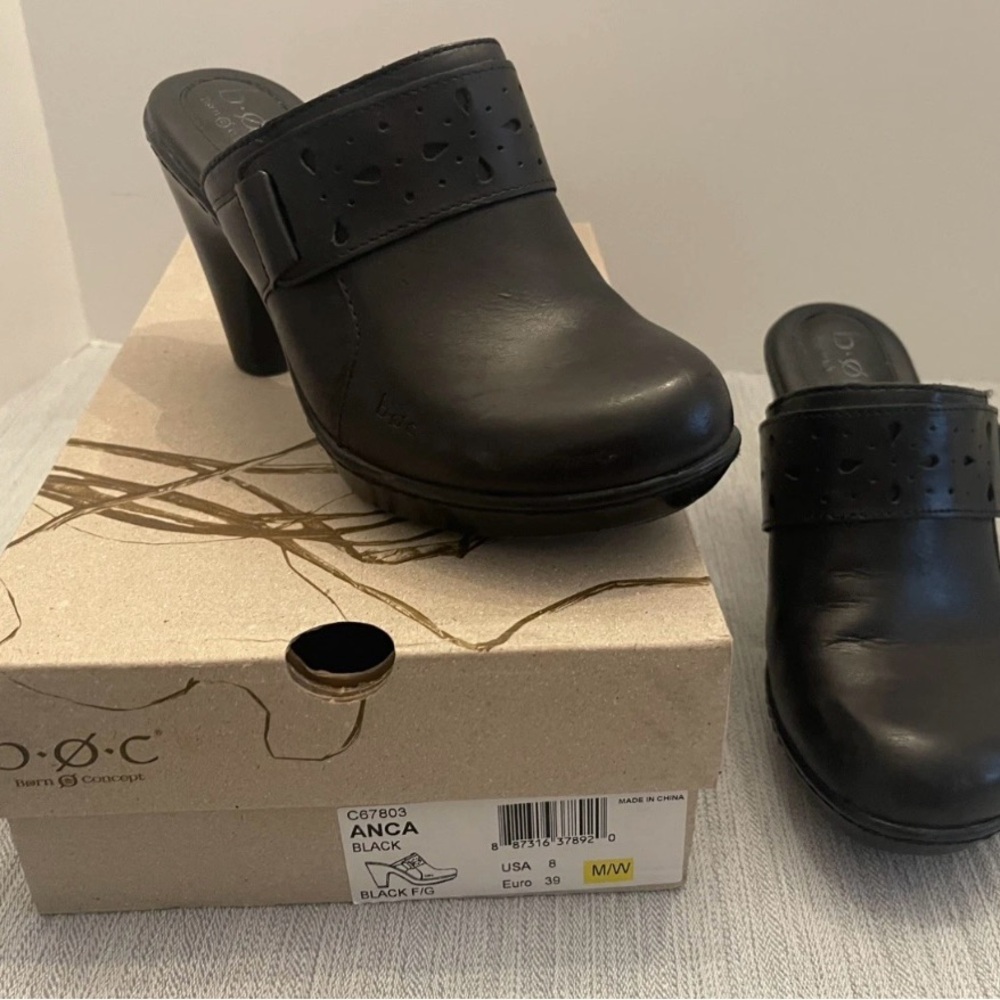 b.o.c. Anca Women’s Heeled Mules Clogs 8M